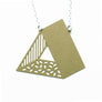 3D Triangle Necklace