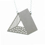 3D Triangle Necklace