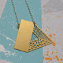 3D Triangle Necklace