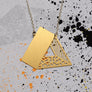 3D Triangle Necklace